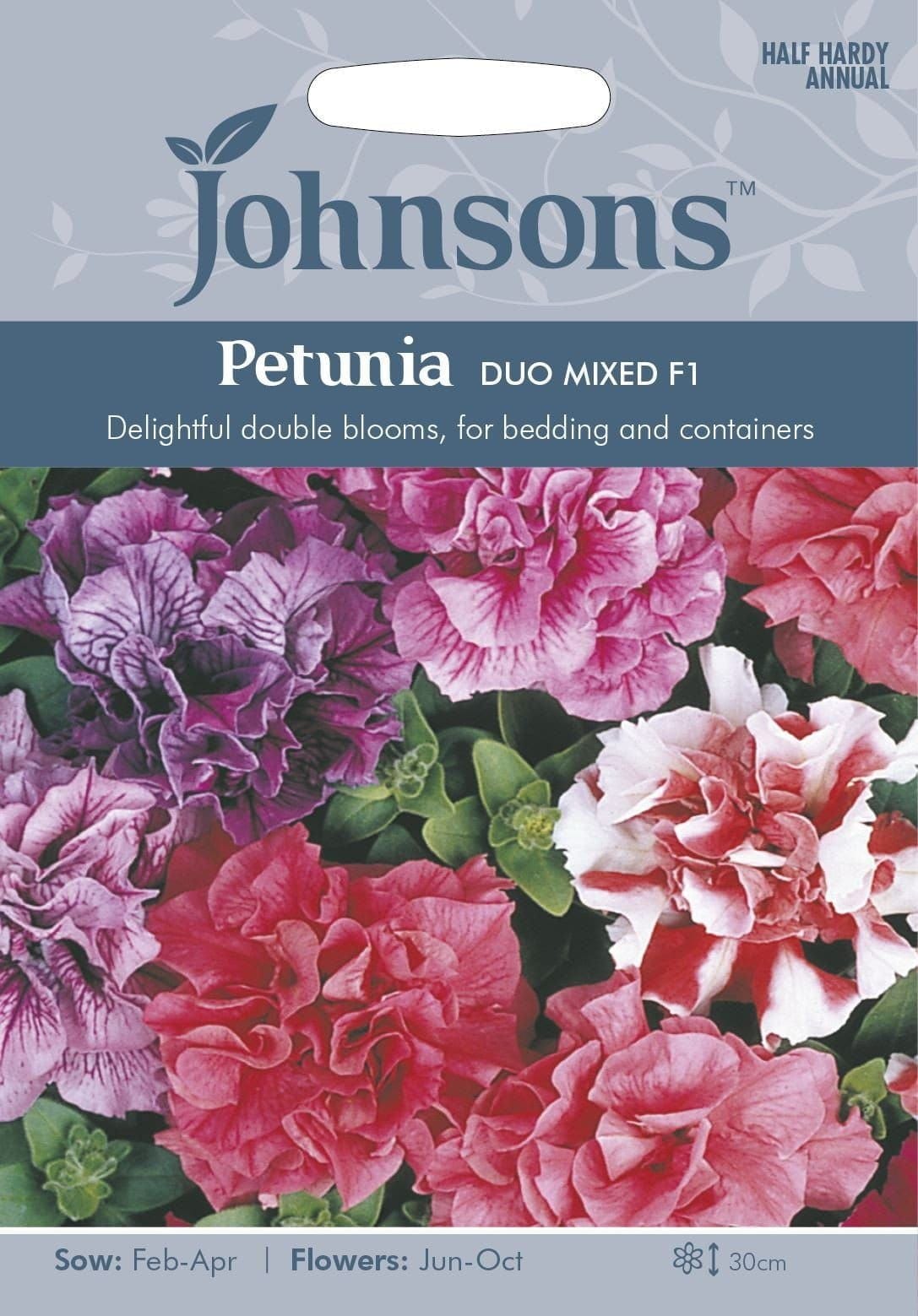 Ripp-petuunia "Duo Mixed" F1
