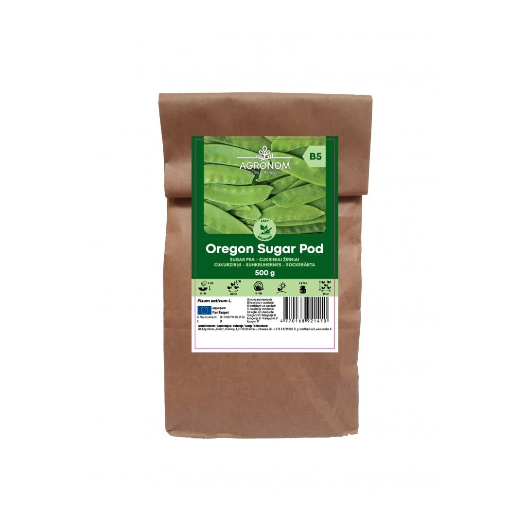 Suhkruhernes "Oregon Sugar Pod" / "Mangetout" 500 grammi